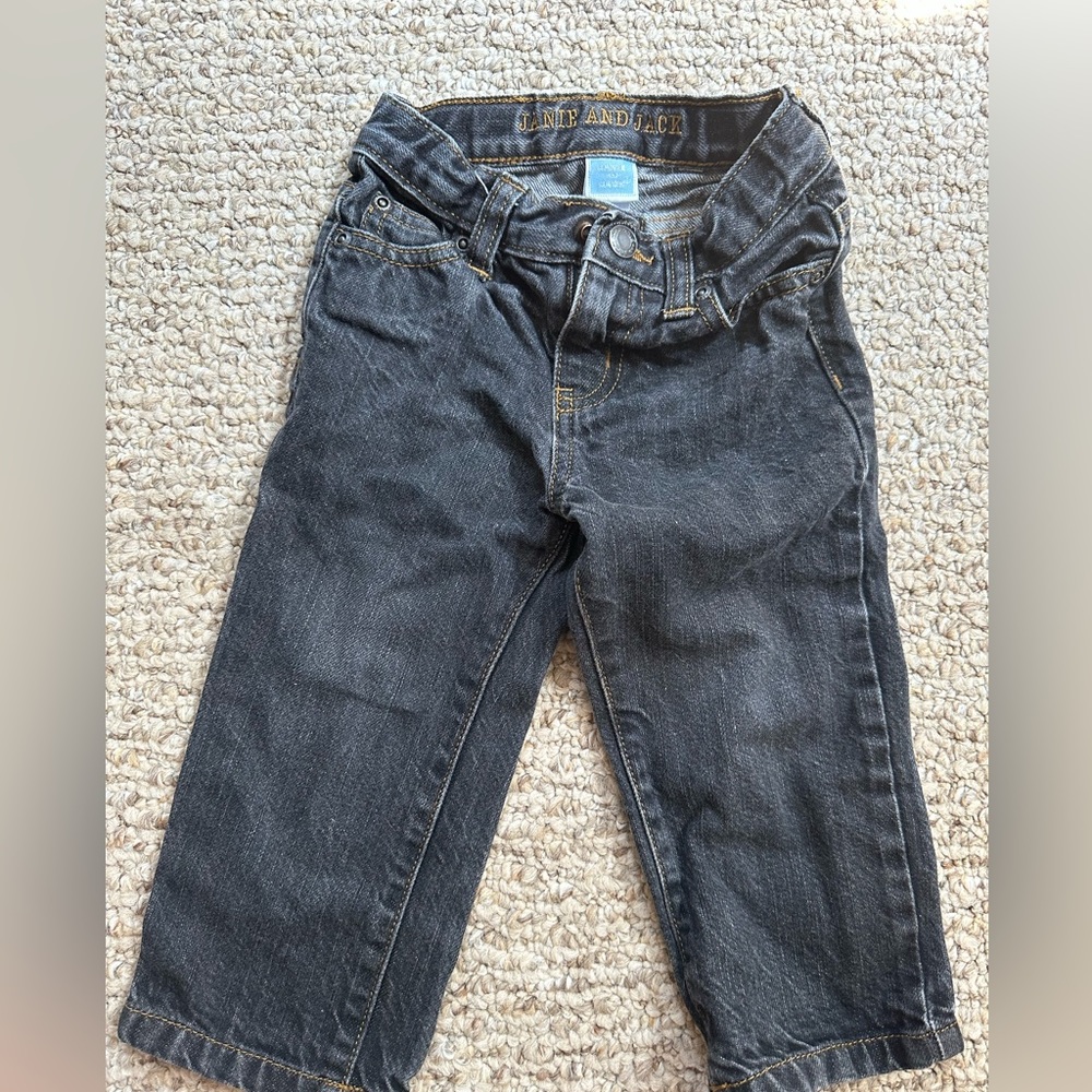 Jamie and Jack black faded jeans